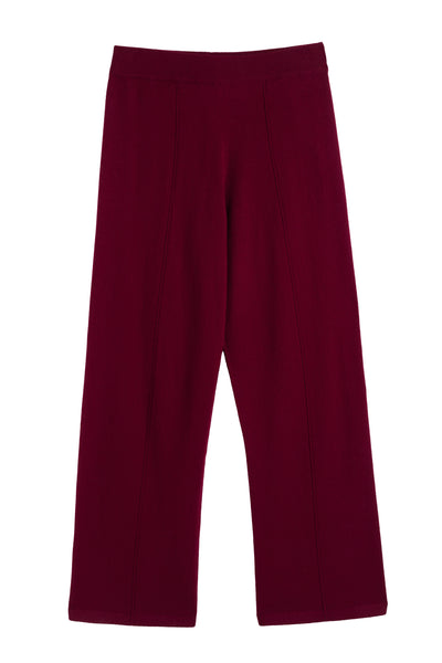Maroon pants on a white background