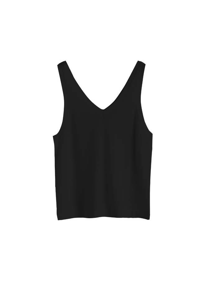 Black Pure Merino Vest image 5