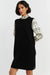 Black Wool-Cashmere Mini Dress