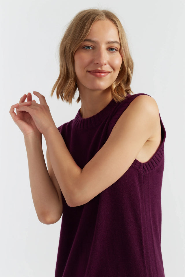 Mulberry Wool-Cashmere Mini Dress image 1