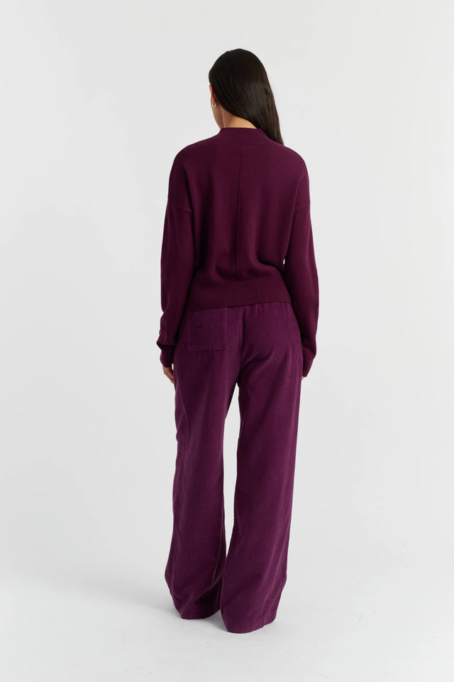 Mulberry Wool-Cashmere Collared Sweater image 3