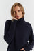Navy Pure Cashmere Rollneck Sweater