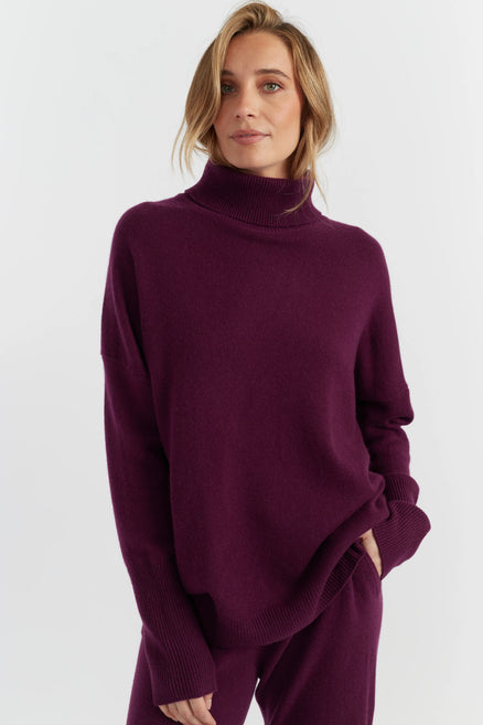 Mulberry Pure Cashmere Rollneck Sweater