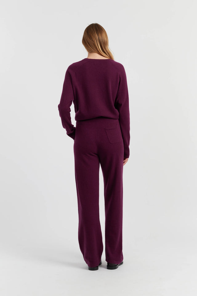 Mulberry Pure Cashmere Wide-Leg Pants image 3