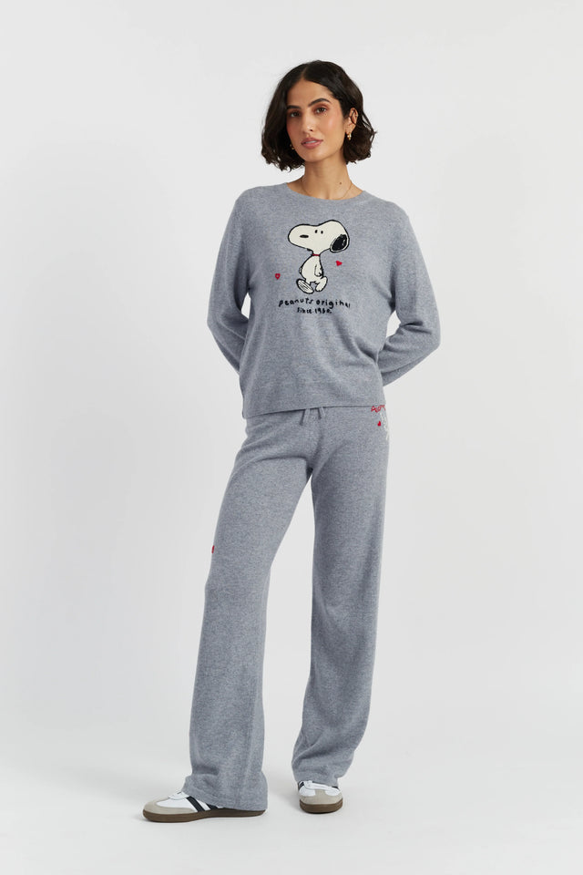 Grey Wool-Cashmere Peanuts Original Sweater image 2