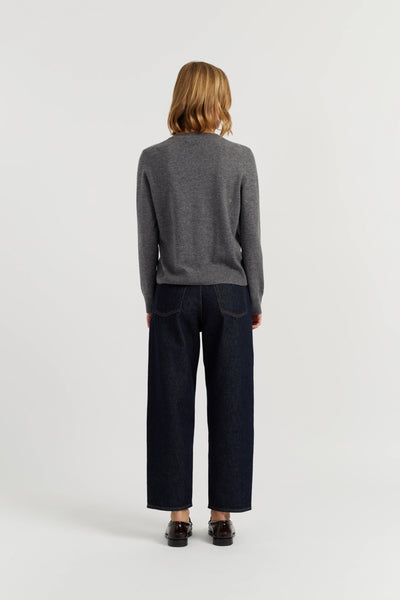 Multi Wool-Cashmere Snoopy Argyle Sweater