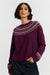 Mulberry Wool-Cashmere Fair Isle Sweater
