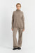 Soft-Truffle Cashmere Wide-Leg Pants