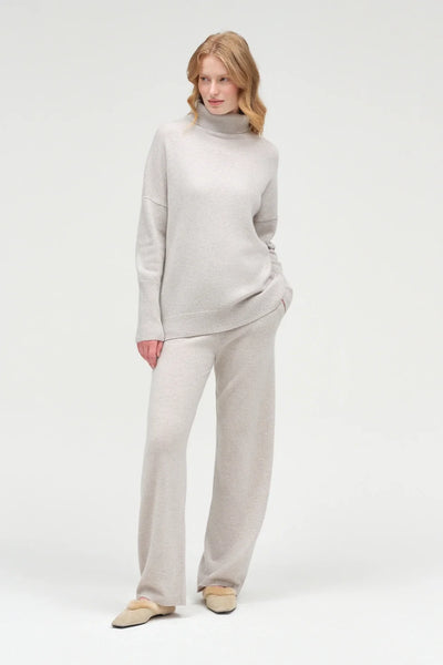 Chinchilla Pure Cashmere Rollneck Sweater