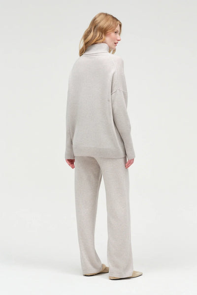 Chinchilla Pure Cashmere Rollneck Sweater