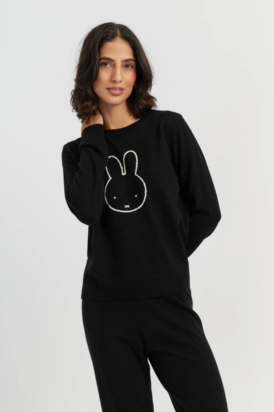 Black Wool-Cashmere Miffy Black Friday Sweater