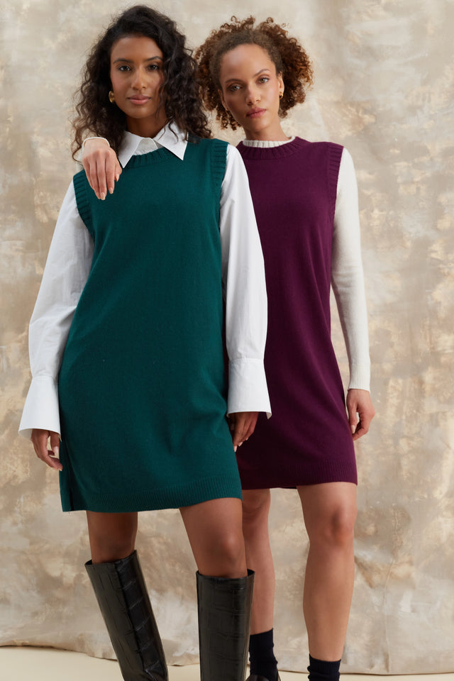 Mulberry Wool-Cashmere Mini Dress image 4