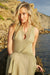 Gold Laura Whitmore Shimmer Dress