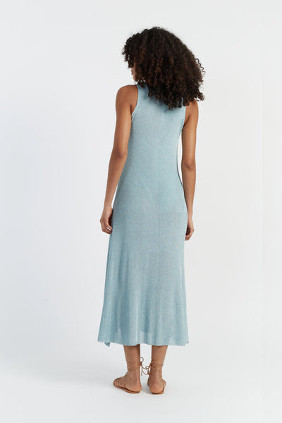 SAMPLE SALE - NO REFUNDS Titanium Laura Whitmore Shimmer Dress