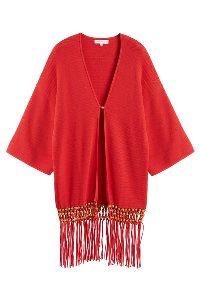SAMPLE SALE - NO REFUNDS Terracotta Laura Whitmore Beaded Kaftan