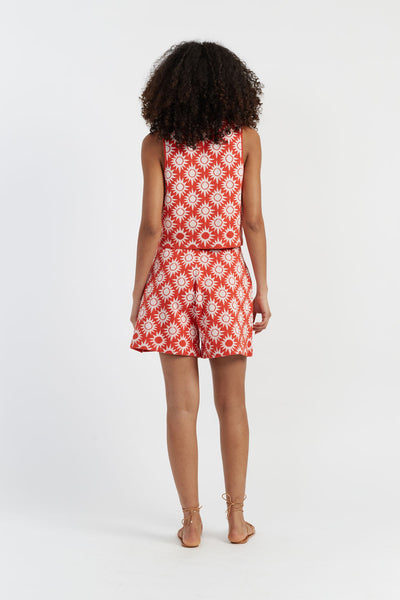 SAMPLE SALE - NO REFUNDS Terracotta Laura Whitmore Sunflower Shorts