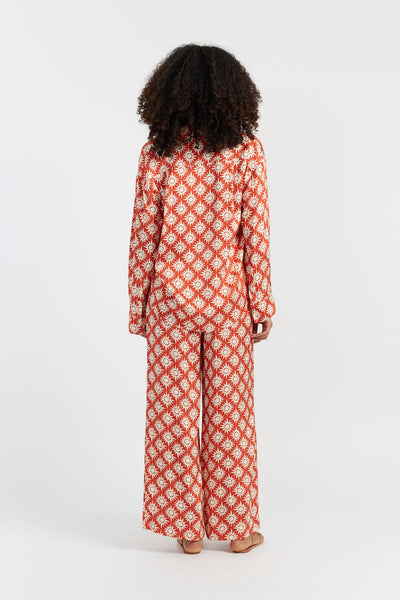 SAMPLE SALE - NO REFUNDS Terracotta Laura Whitmore Paradise Trousers