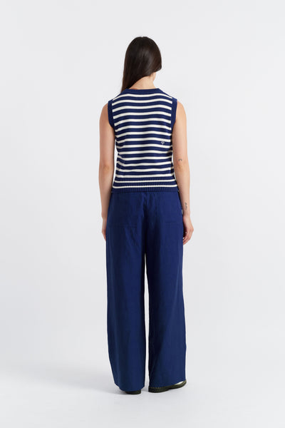 SAMPLE SALE - NO REFUNDS Blue Cotton Snoopy Anchor Tank