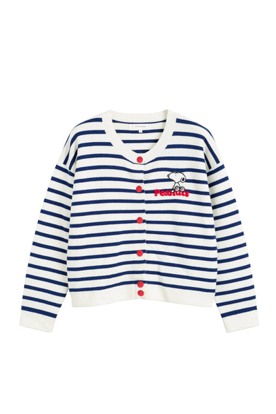 SAMPLE SALE - NO REFUNDS Cream Merino Snoopy Milano Cardigan