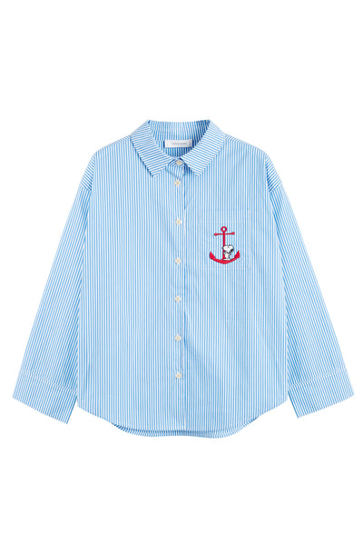 SAMPLE SALE - NO REFUNDS Blue Cotton Snoopy Anchor Co-ord