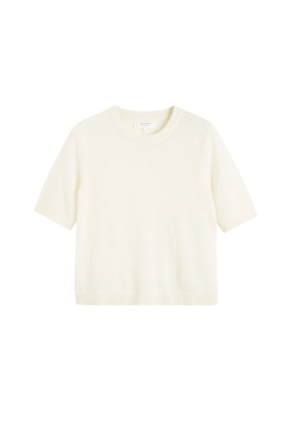 Cream Cloud Cashmere T-shirt