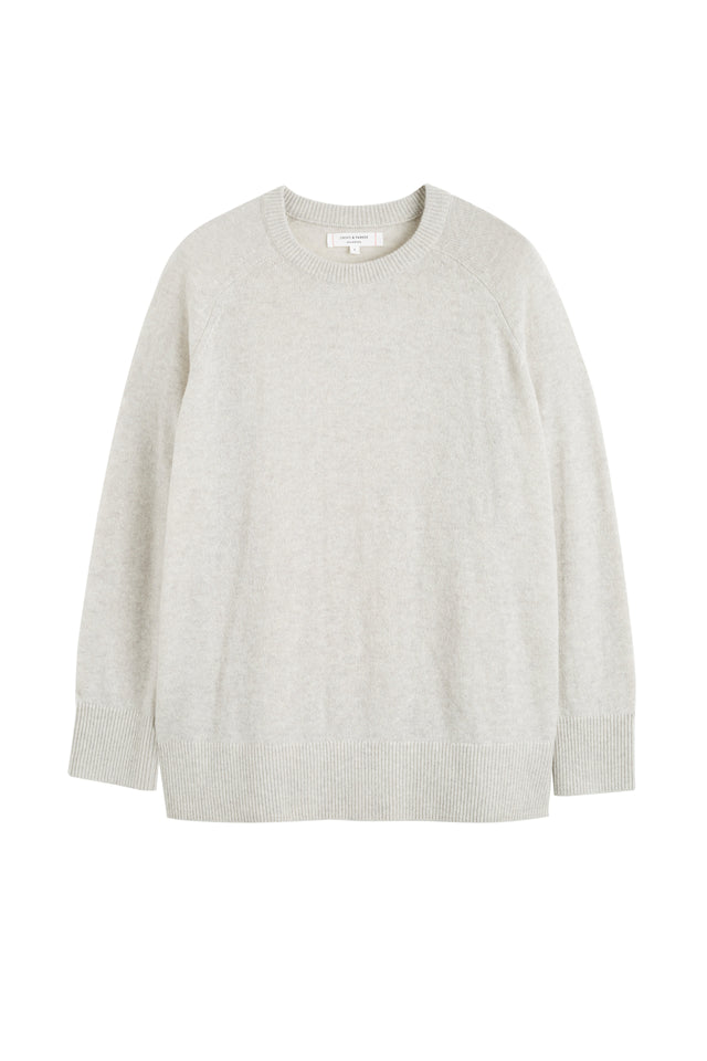 Taupe Cloud Cashmere Slouchy Sweater image 6