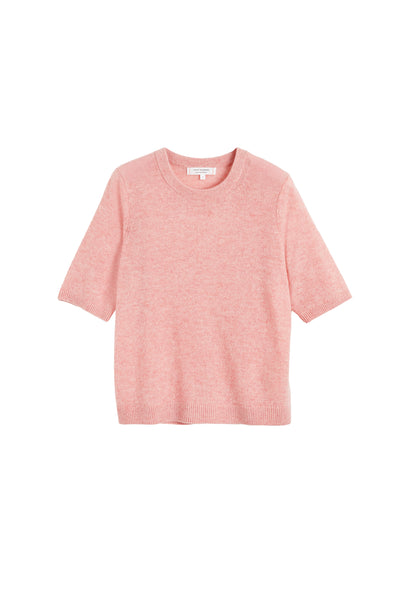 Pink-Marl Cloud Cashmere T-shirt