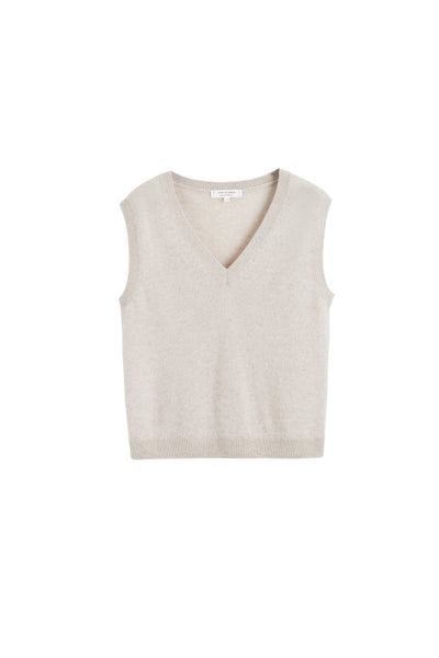 Taupe Cloud Cashmere Tank