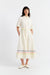 Cream Tencel-Linen Starboard Dress