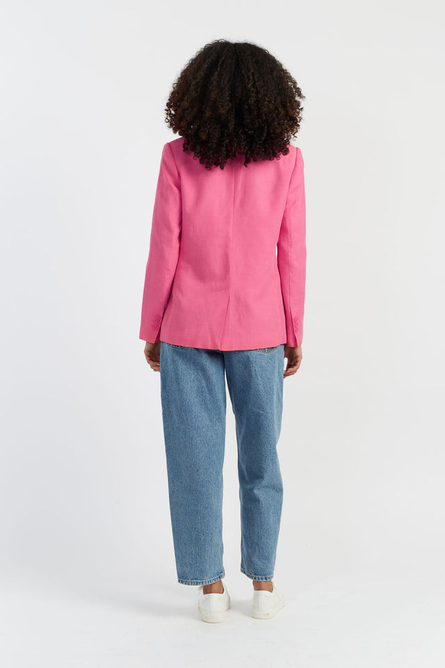 Rose Tencel-Linen Blazer image 4
