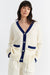 Cream Wool-Cashmere Admiral Cardigan