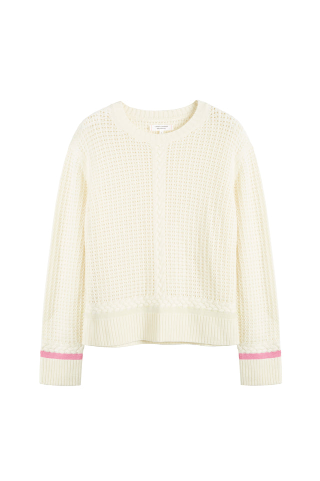 Cream Wool-Cashmere Penzance Sweater image 4