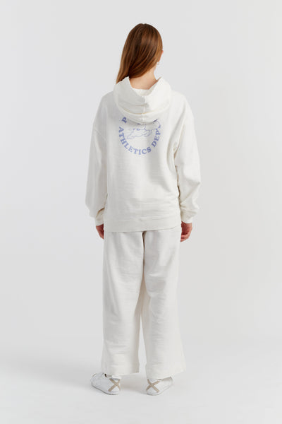 Cream Cotton Jog On Snoopy Hoodie