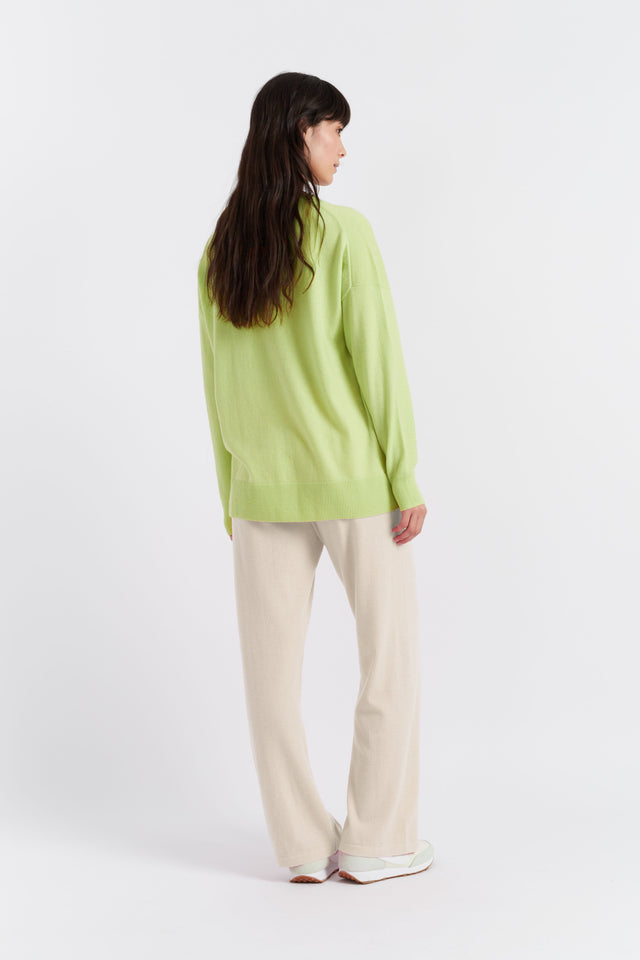 Lemon Wool-Cashmere Slouchy Sweater image 2