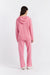 Pink Wool-Cashmere Relaxed Hoodie
