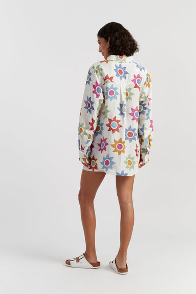 Cream Cotton Sol Shirt