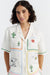 Cream Linen-Cotton Peanuts Vacation Shirt