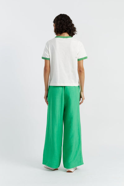 SAMPLE SALE - NO REFUNDS Cream Cotton Snoopy Racquet Club T-Shirt