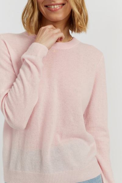Soft-Pink Air Pure Cashmere Sweater
