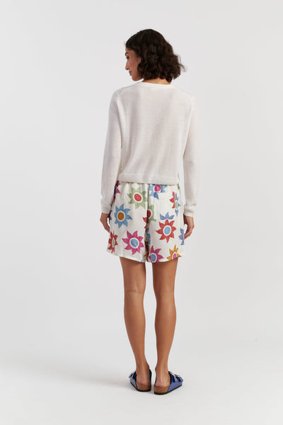 Cream Air Pure Cashmere Cardigan