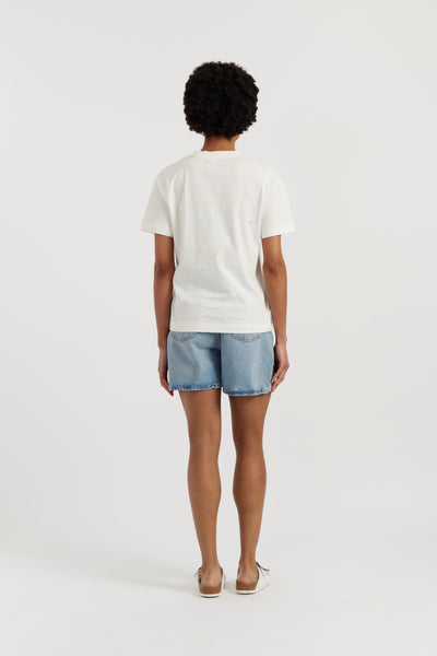 Cream Cotton Snoopy Cherry T-Shirt