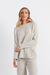 Taupe Cloud Cashmere Slouchy Sweater