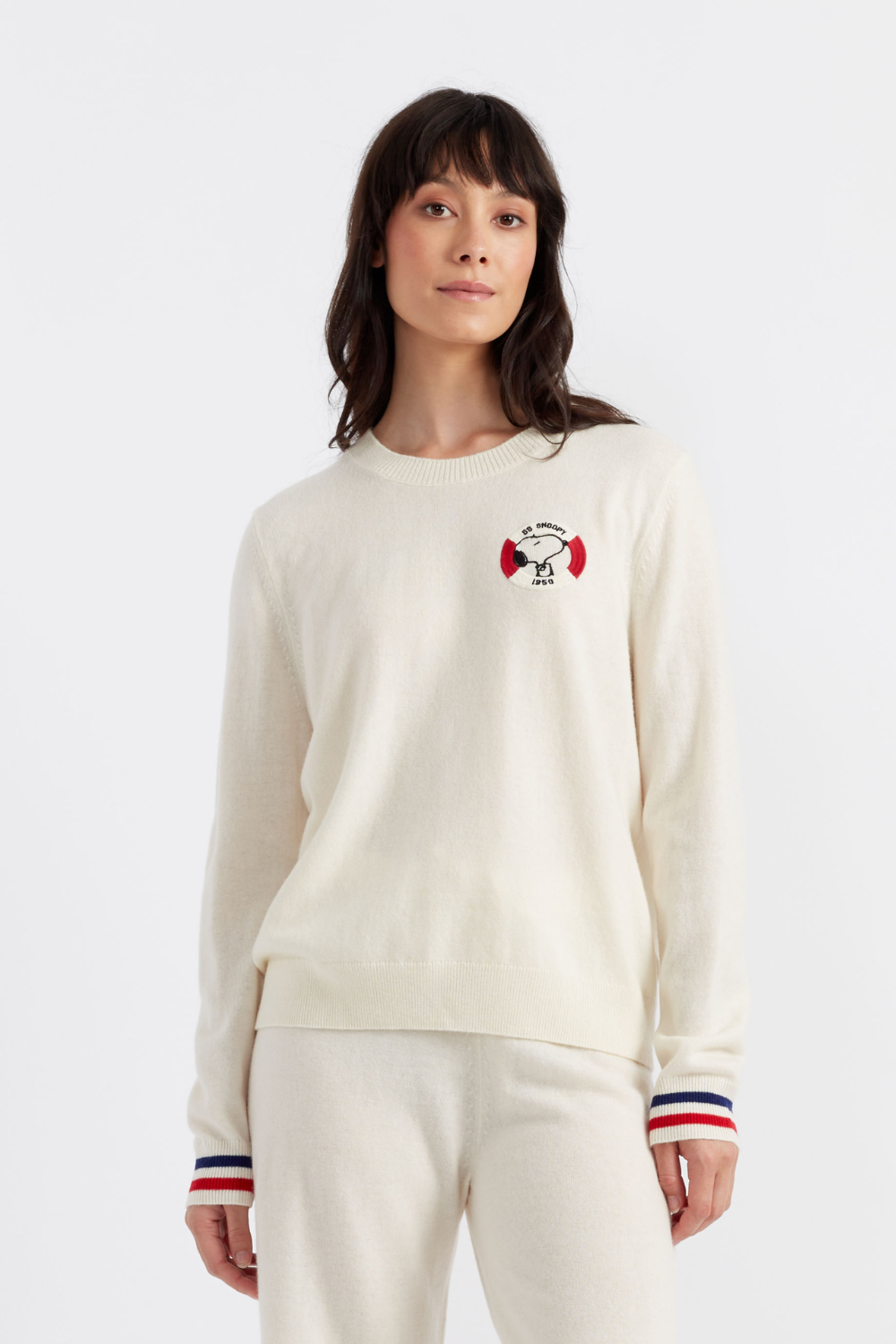 Blue Cotton-Cashmere Dress