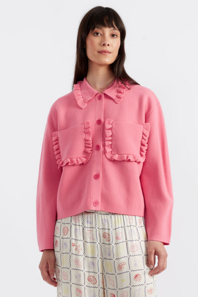 SAMPLE SALE - NO REFUNDS Pink Merino Sea Breeze Jacket