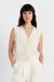 Cream Wool-Cashmere Waistcoat