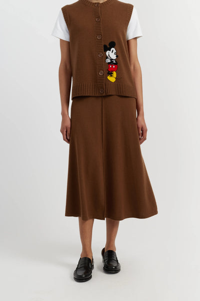 Toffee Wool-Cashmere Mickey's Waistcoat