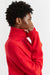 Bright-Red Wool-Cashmere Rollneck Sweater
