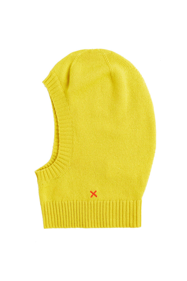 Yellow Wool-Cashmere Balaclava image 2