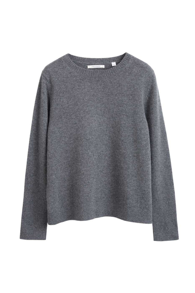 Grey Cashmere Boxy Sweater image 2