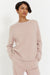 Powder-Pink Cashmere Boxy Sweater